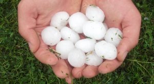 Tormentas intensas con granizo en el norte de México