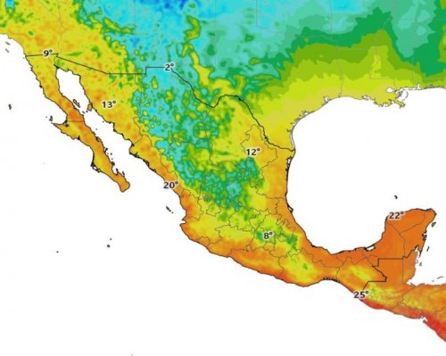 Temperaturas frías en los próximos días en el interior de México