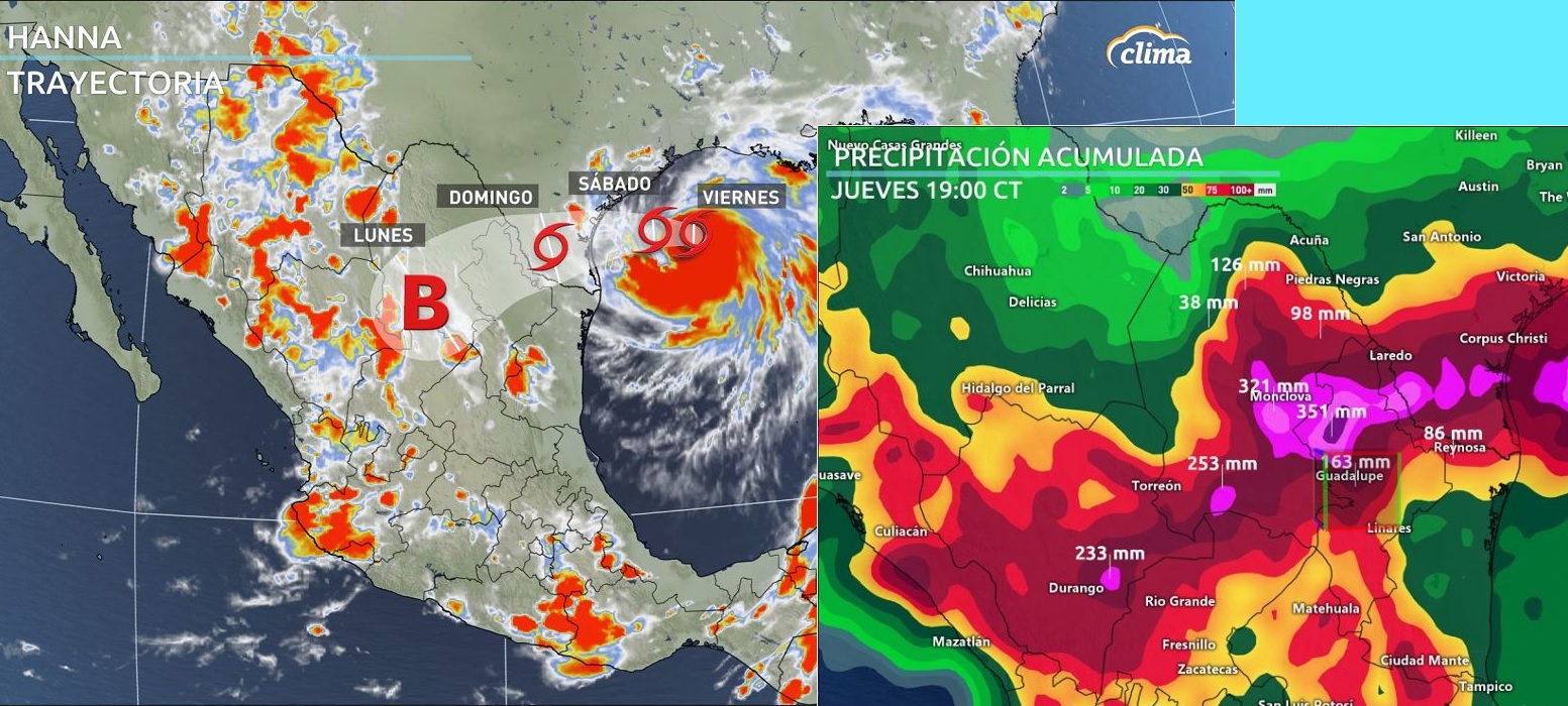 Huracán Hanna Traerá Lluvias Muy Fuertes En El Norte De México 9070