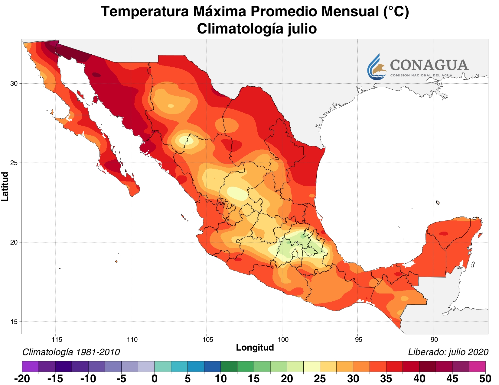 Previsión tiempo en México este verano 2020 Clima