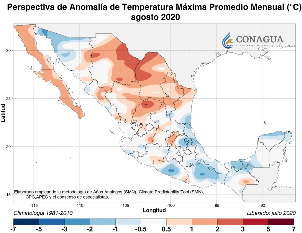 ¿Cómo será el clima en México este agosto 2020?