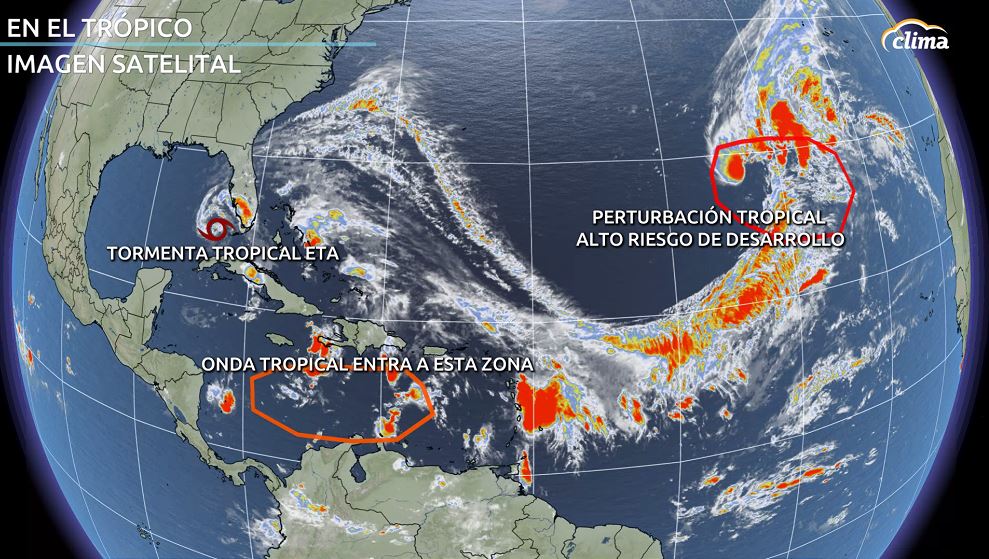 La temporada de huracanes se activa Dos posibles ciclones tropicales