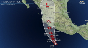 Huracán Rick impactará en México: Esta será la trayectoria y daños