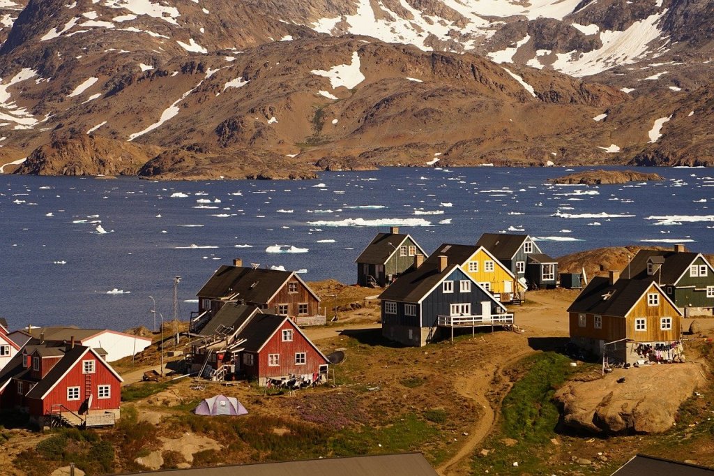 Comunidades en Groenlandia. 