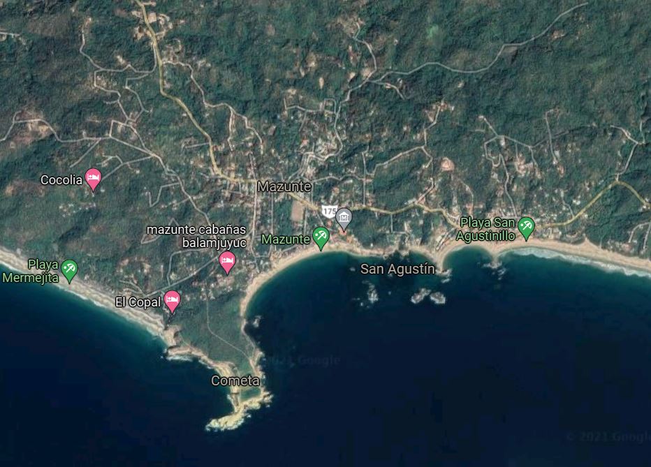 Arriba Imagen Mapa De Playas Oaxaca Viaterra Mx