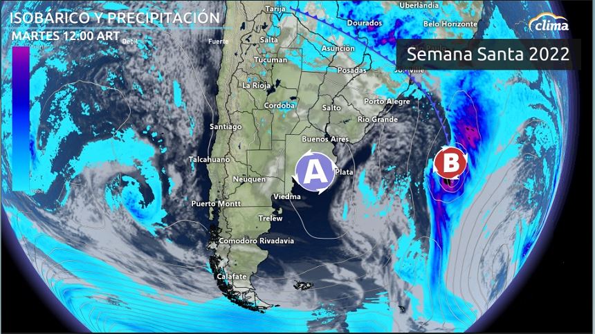 Condiciones mayormente estables el martes y miércoles.