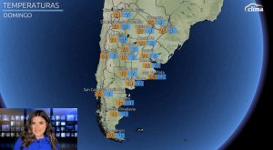 Temperaturas muy frías con chaparrones en Buenos Aires