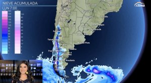 Varios sistemas de Baja presión incrementan la nieve en la Cordillera