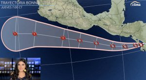 Tormenta Tropical Bonnie trae lluvias al sur de México