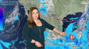 Chubascos torrenciales sobre el sur de México