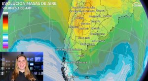 Lluvias y bajada de temperaturas este fin de semana en Argentina
