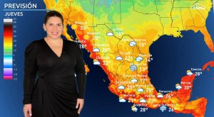 Gran contraste de temperaturas entre el oeste y este de México