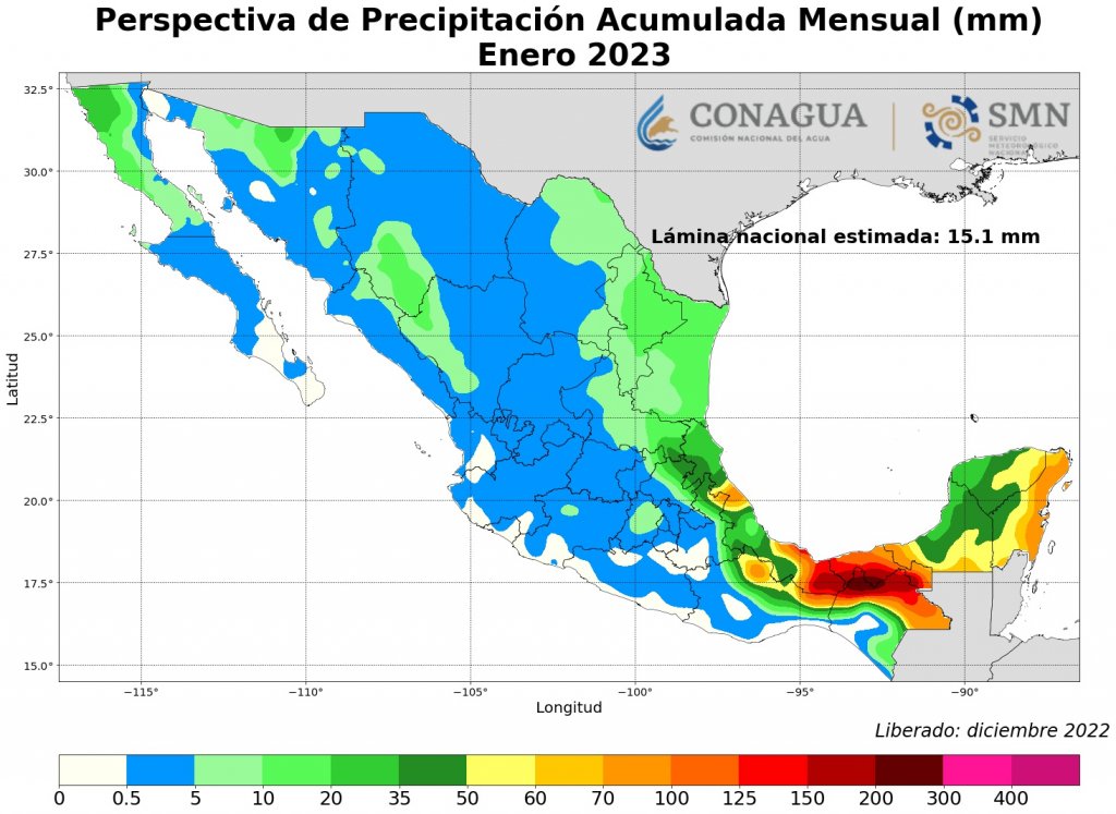 ¿Cómo será el invierno 2023 en México? Previsión de lluvia y temperaturas