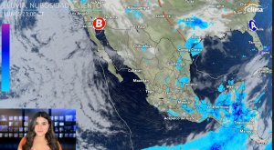 Tormentas hacia el este con temperaturas calurosas